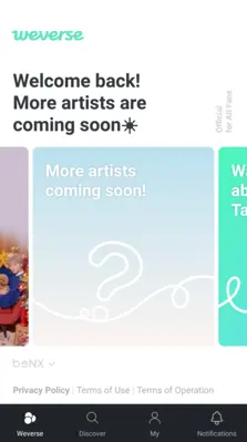 Weverse android App screenshot 0