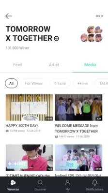 Weverse android App screenshot 3